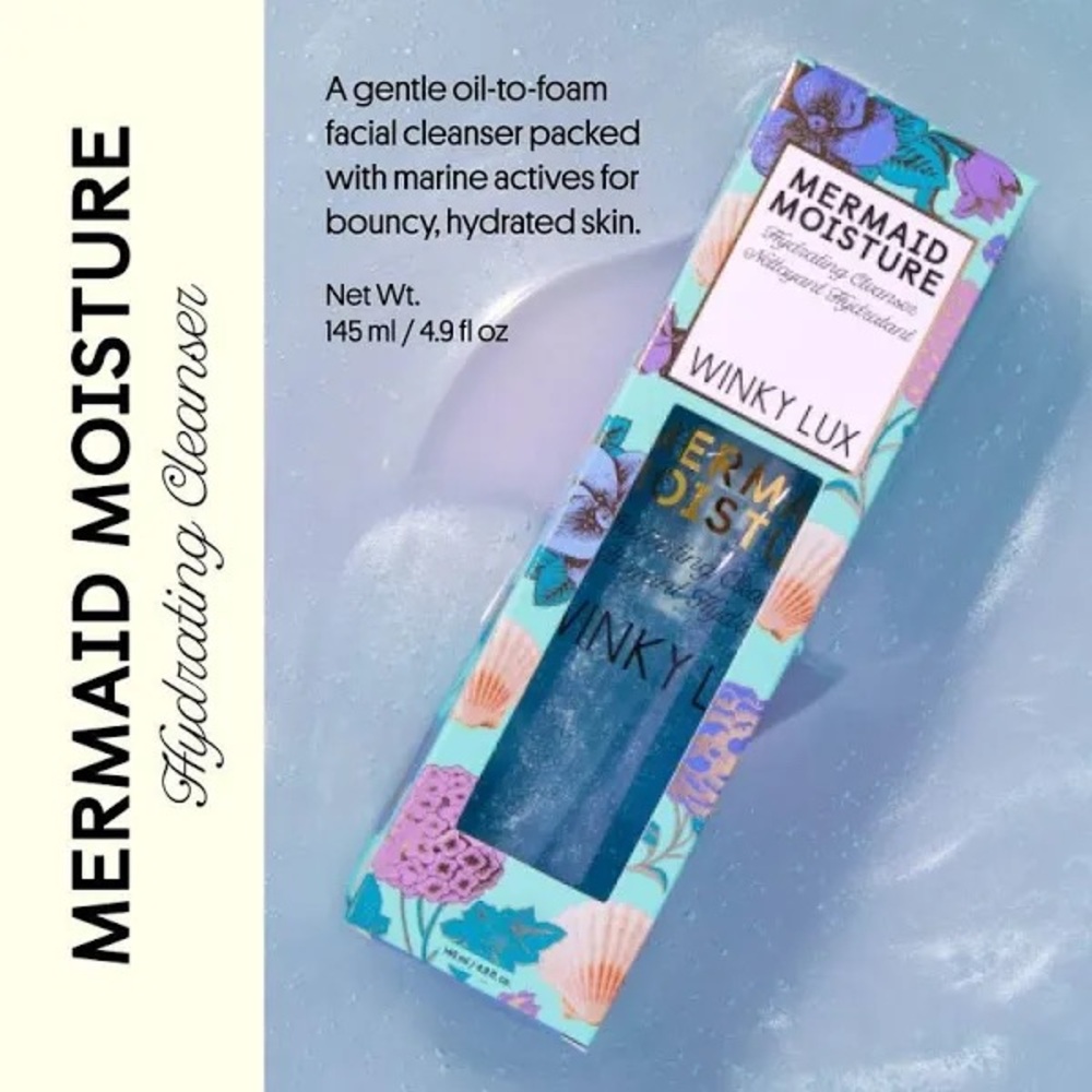 NIB Winky Lux Mermaid Moisture hydrating cleanser